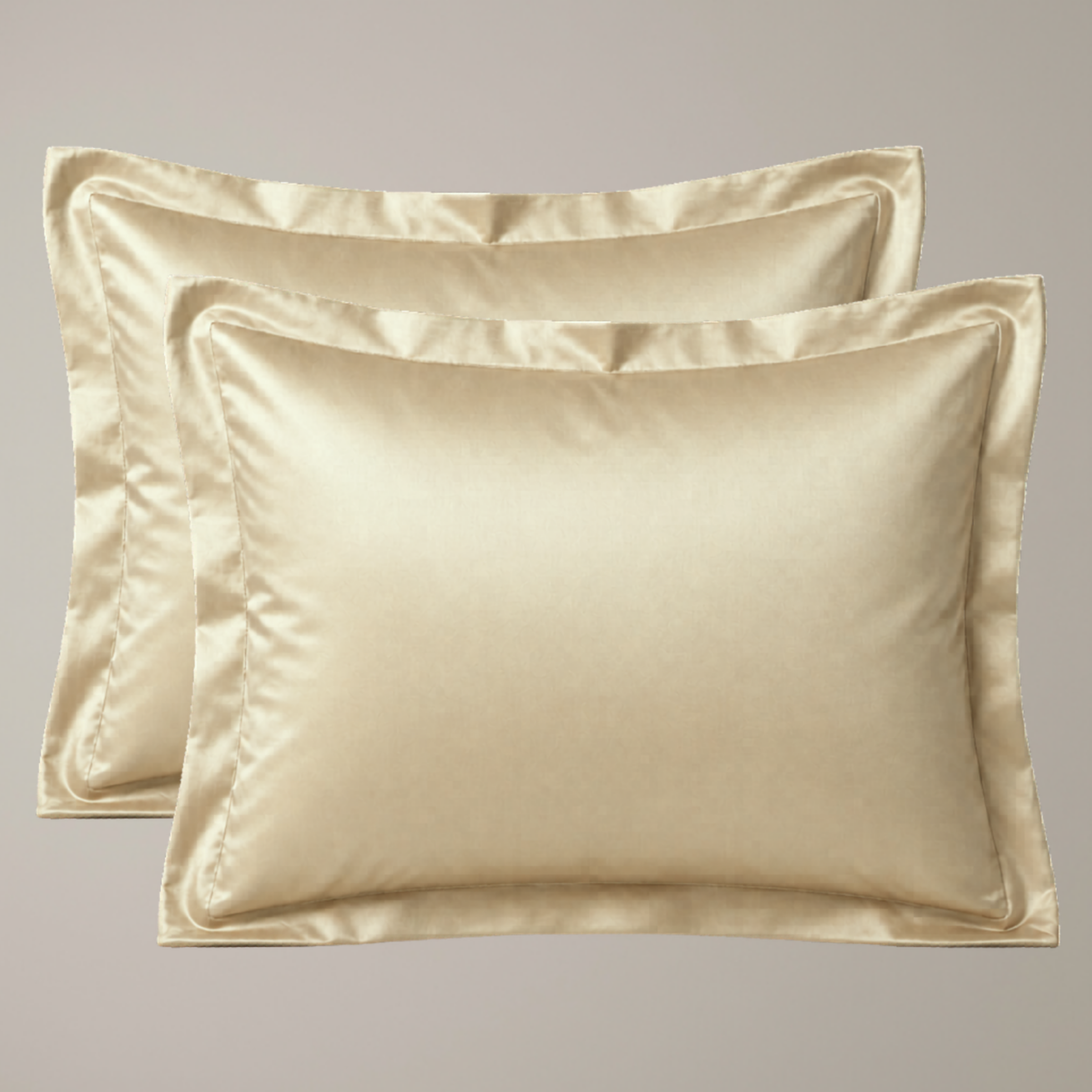 Luxe Baumwolle Satin 2-Kissenbezug Set