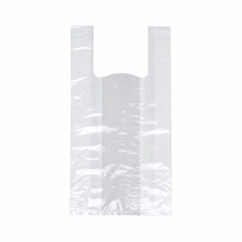 Starpak 250 Hemdchen-Tragetaschen, HDPE 48 cm x 22 cm x 12 cm transparent Knotenbeutel | Schrumpffolie (250 Stück)