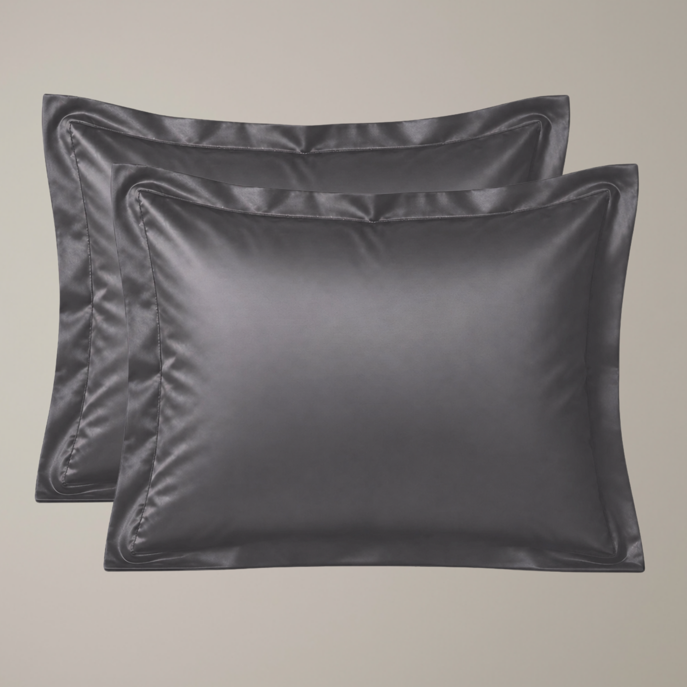 Luxe Baumwolle Satin 2-Kissenbezug Set