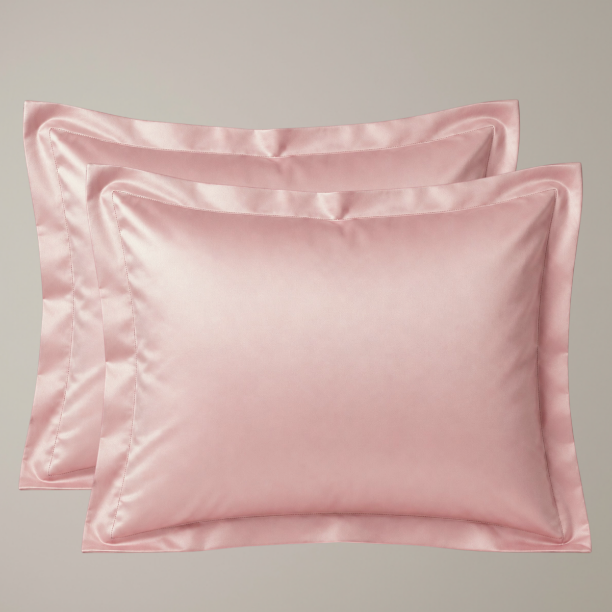 Luxe Baumwolle Satin 2-Kissenbezug Set