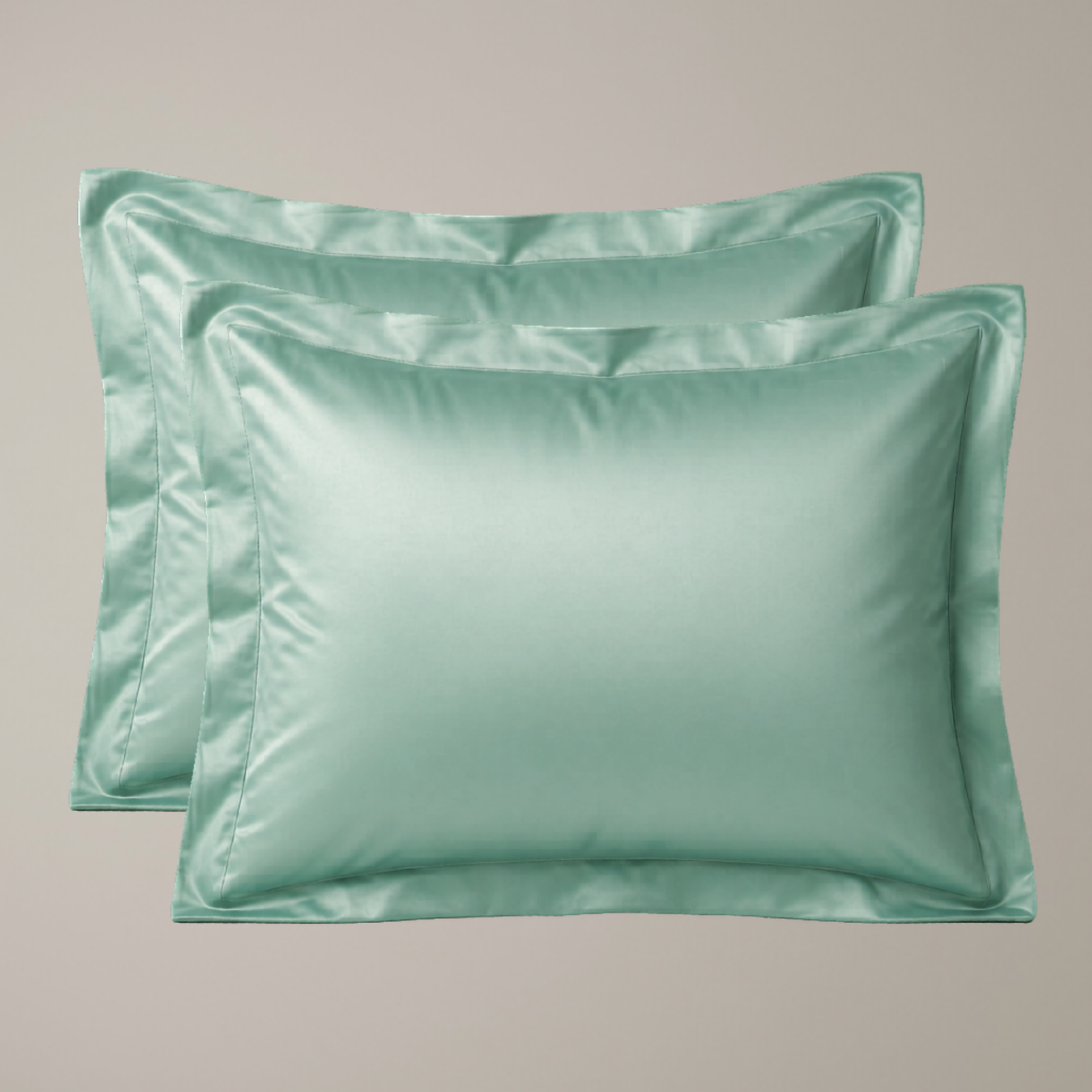 Luxe Baumwolle Satin 2-Kissenbezug Set