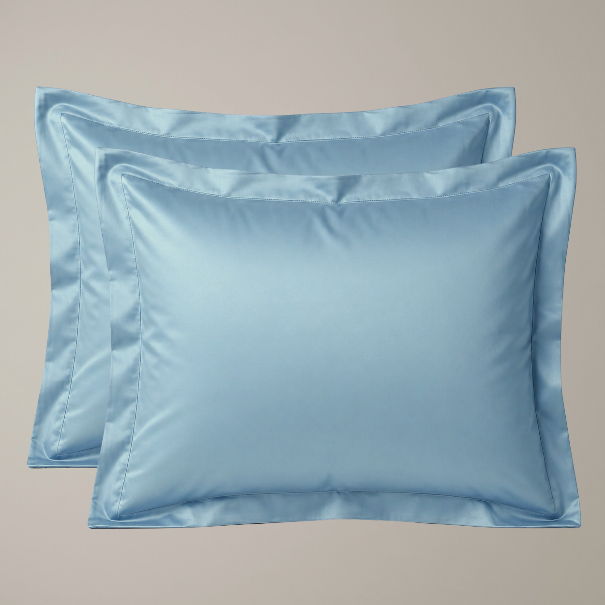 Luxe Baumwolle Satin 2-Kissenbezug Set
