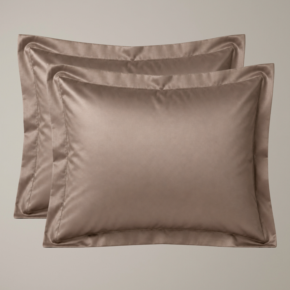 Luxe Baumwolle Satin 2-Kissenbezug Set