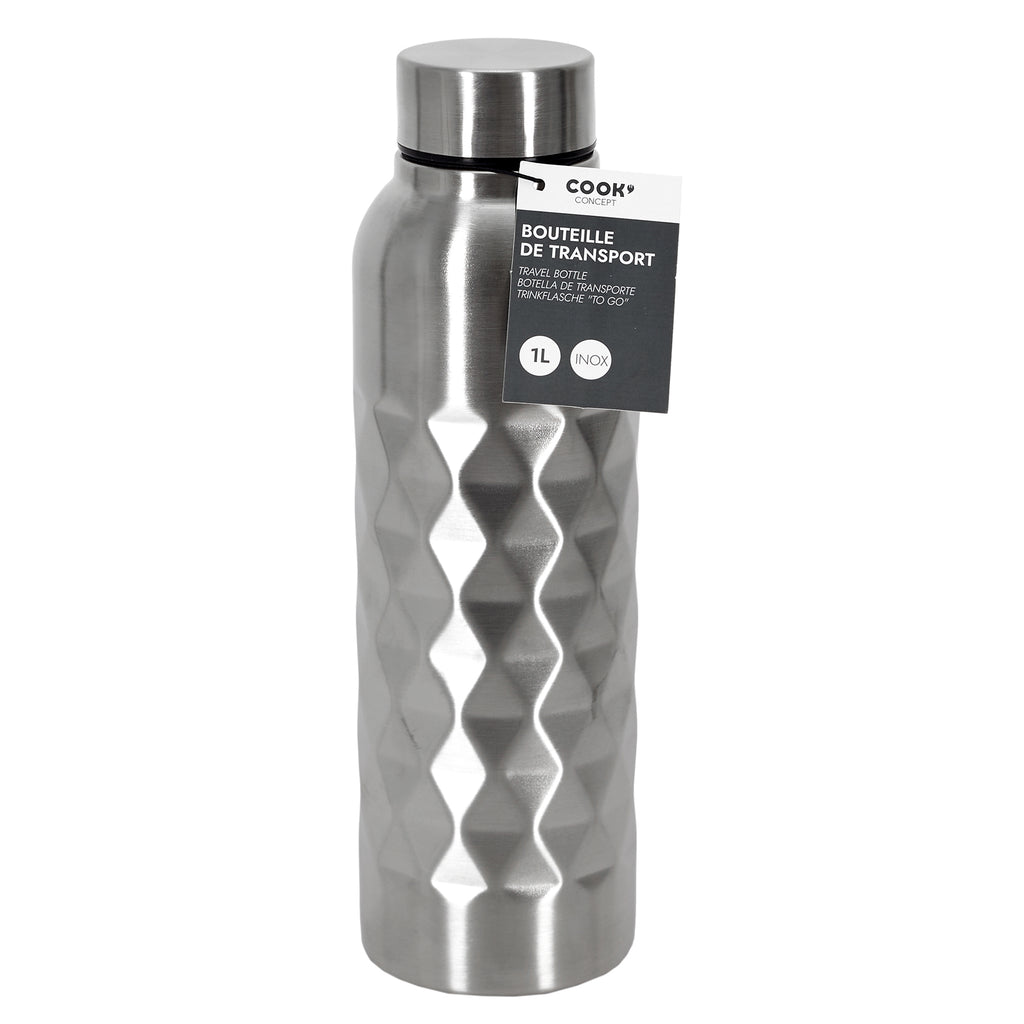 Edelstahl einwandige Flasche 80cl