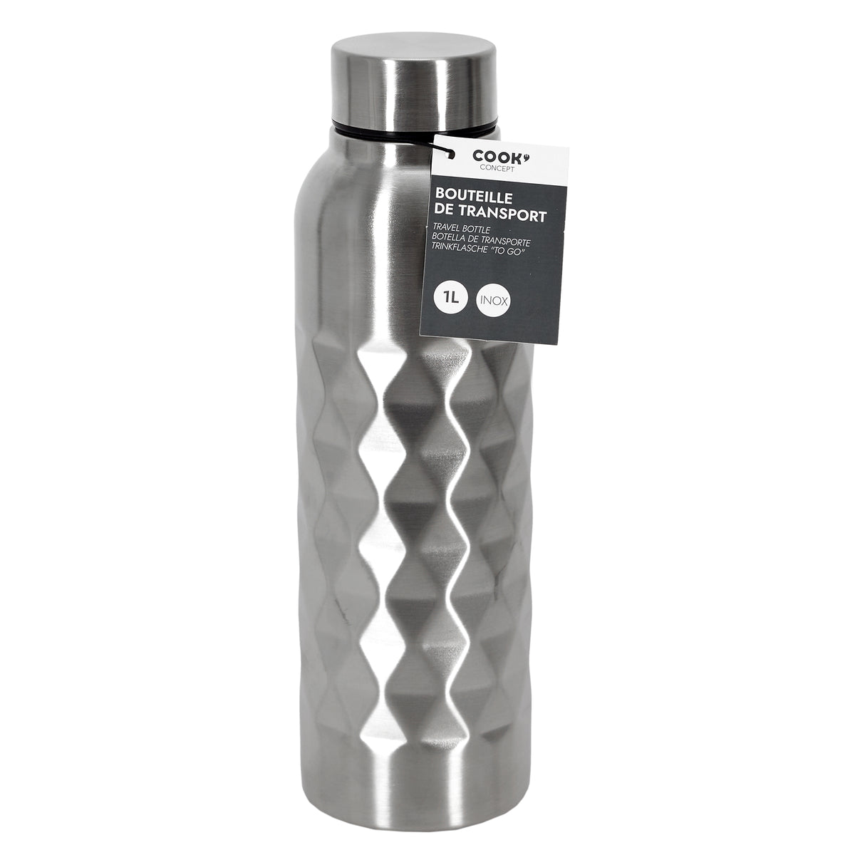 Edelstahl einwandige Flasche 80cl