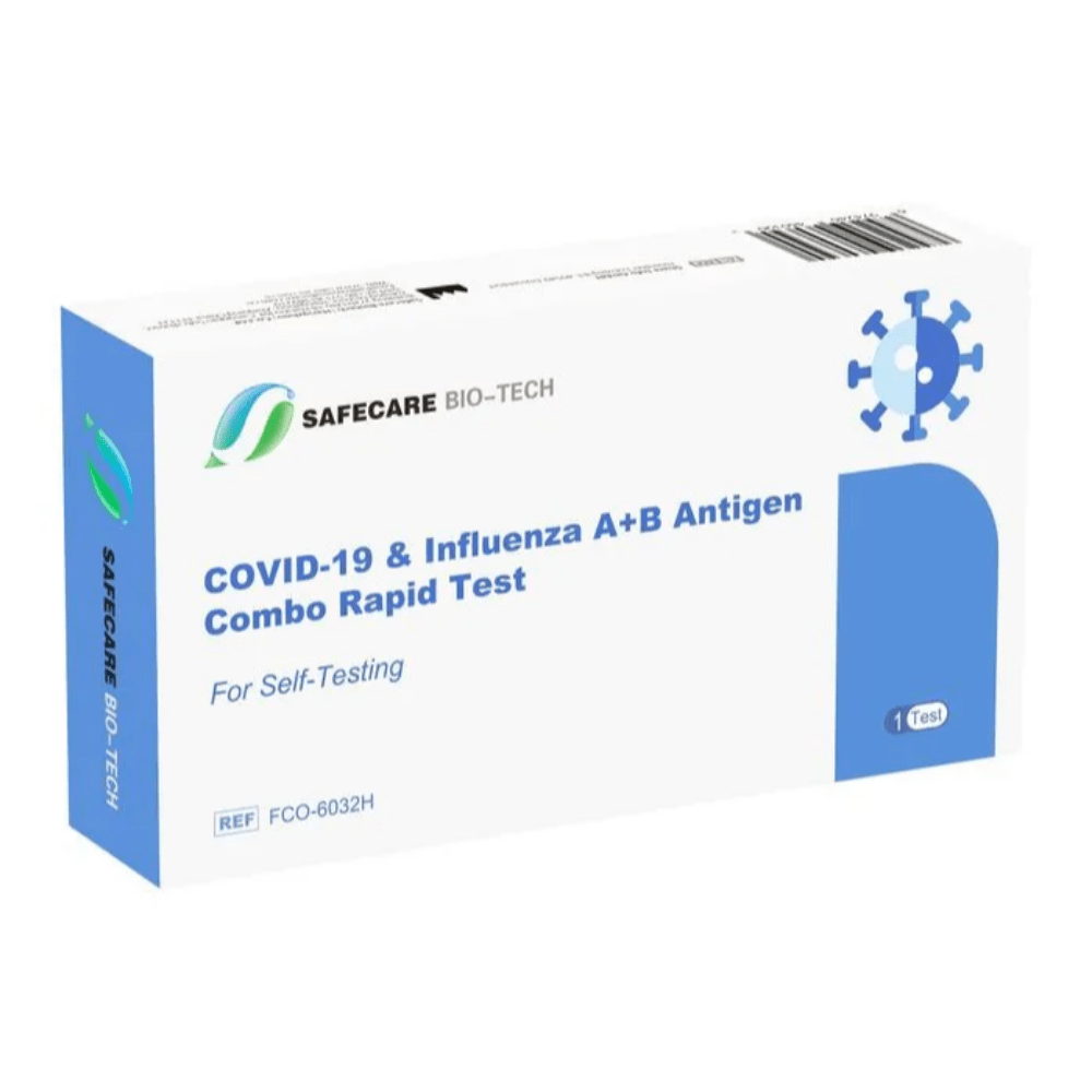 SAFECARE Covid19 & Influenza A+B Antigentest mit BfArM Zulassung | 1 Test