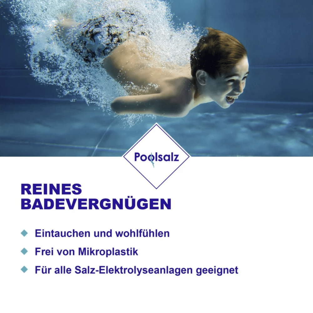Salinen Poolsalz reinstes Siedesalz ohne Trennmittel | Sack (25 kg)