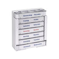 Tablettendispenser, 375 x 225 x 40 mm, weiß, Med-Comfort | 1 Stück