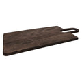 Holzbrett Schneidebrett Servierbrett braun 55x25 Dekobrett Kerzenbrett mit Griff Mangoholz
