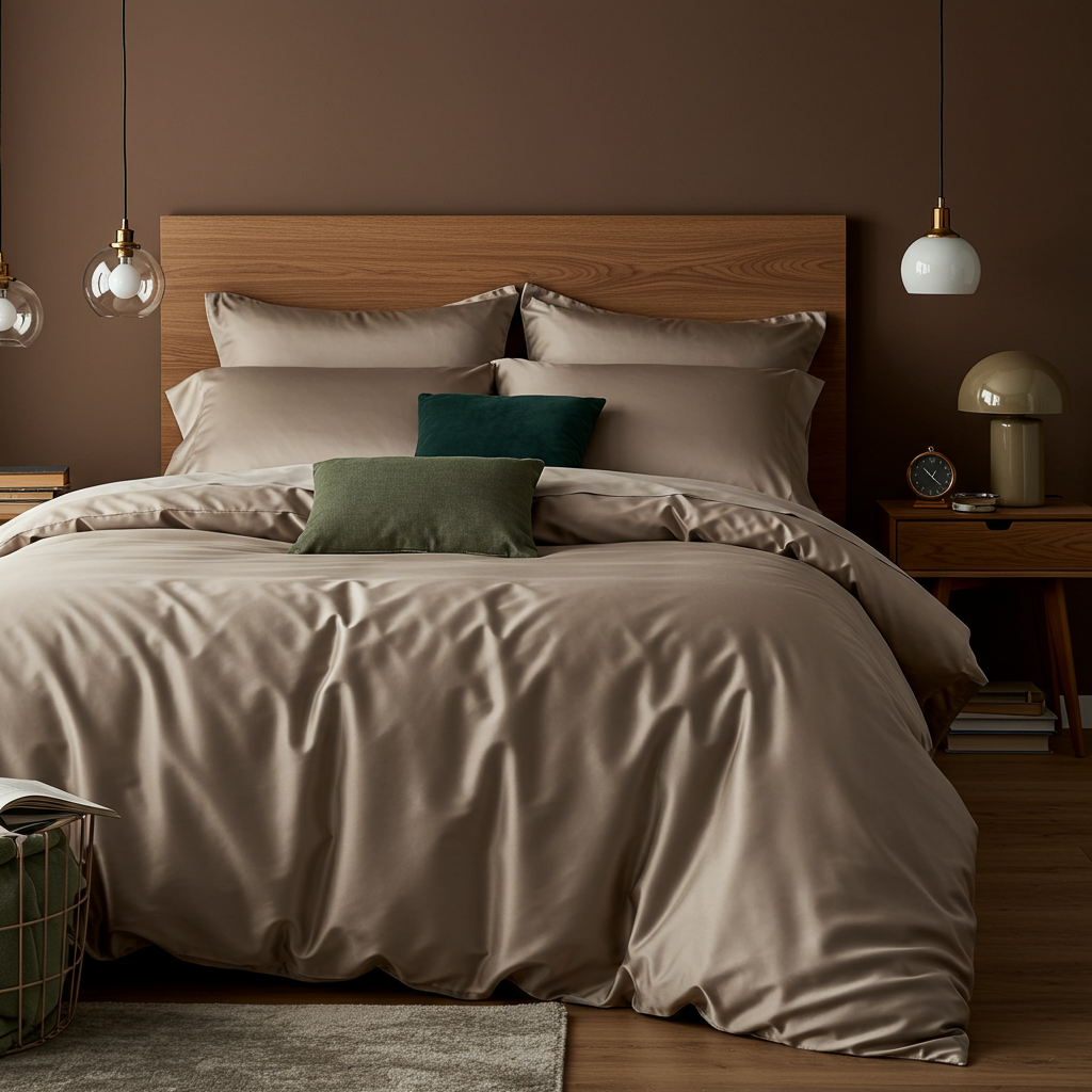 Luxe Baumwolle Satin 2-Kissenbezug Set