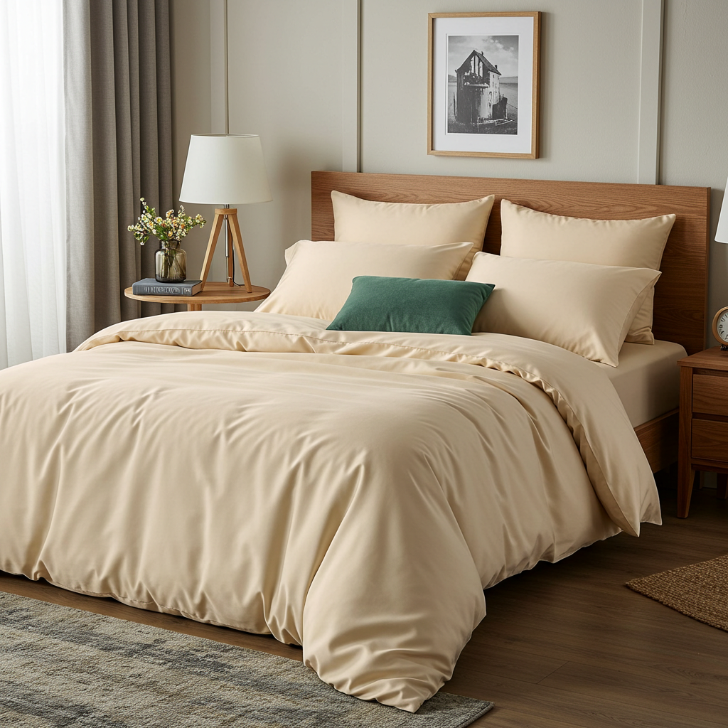 Luxe Baumwolle Satin 2-Kissenbezug Set