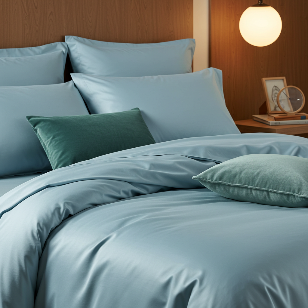 Luxe Baumwolle Satin 2-Kissenbezug Set