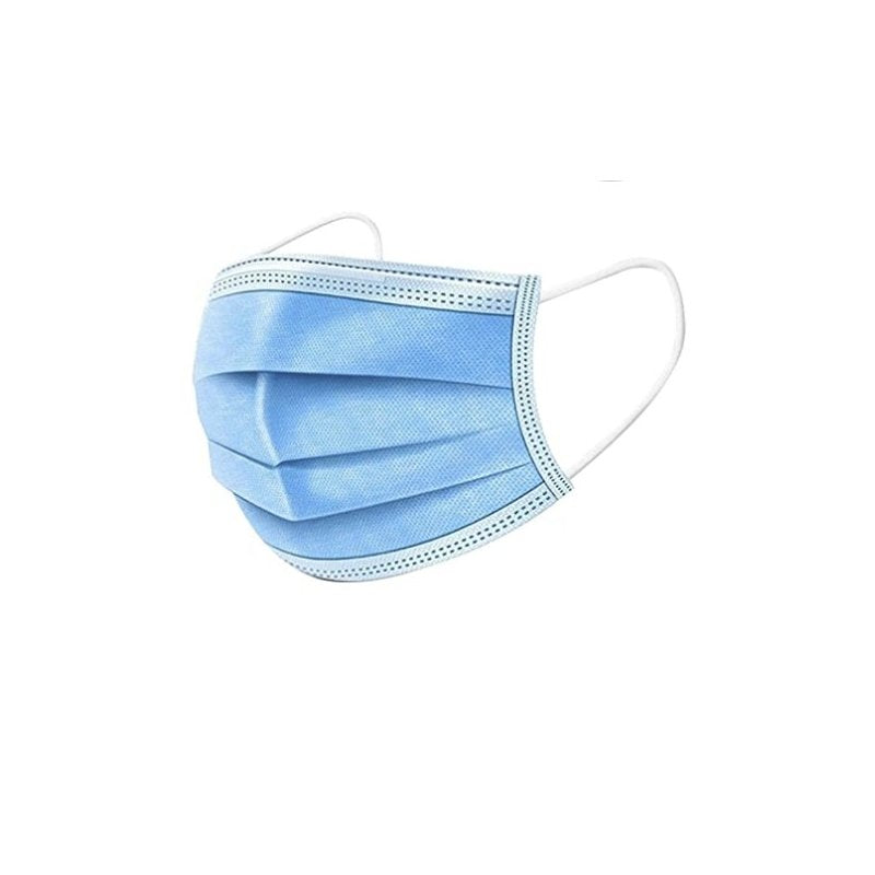 Mund-und-Nasen-Maske / Hygienemaske 3-lagig blau