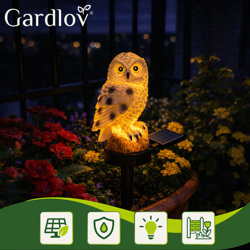 Solar-Gartenlampe - Eule Gardlov 23847