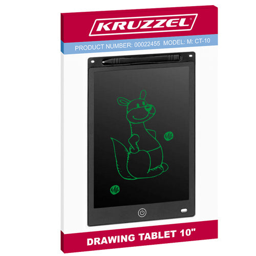 Grafiktablett 10&quot  schwarz XL KRUZZEL 22455