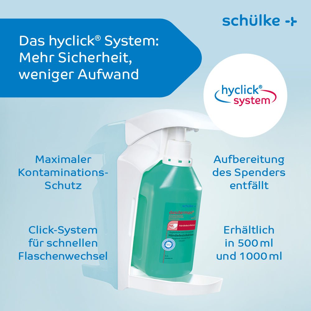 Schülke desderman® Händedesinfektion (ohne Farbstoff/Parfüm)