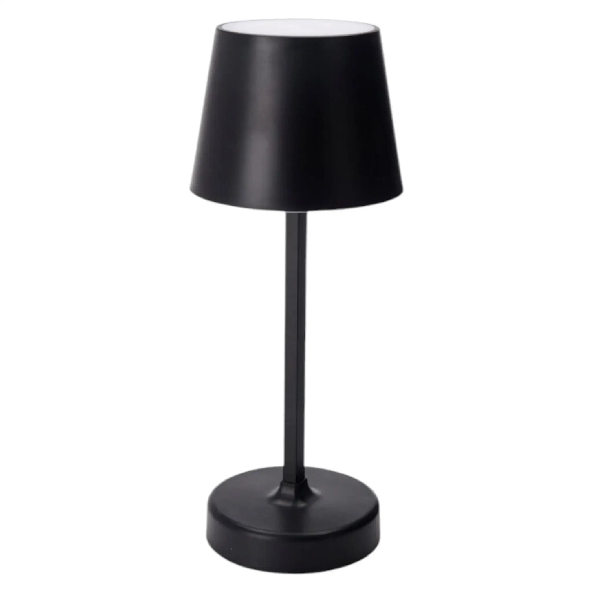 Tischleuchte Lampe Leuchte LED weiß schwarz Batterie Leselampe Nachttischlampe